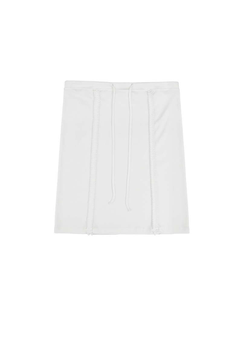 Glee Frill Midi Skirt (Ivory)