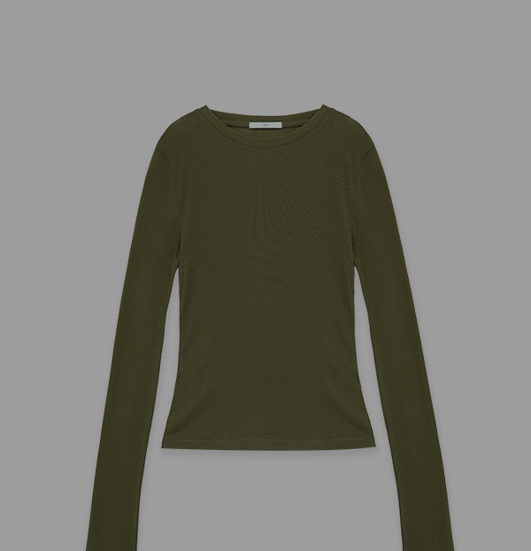 [Essential] Soft Tencel T (Khaki Brown)