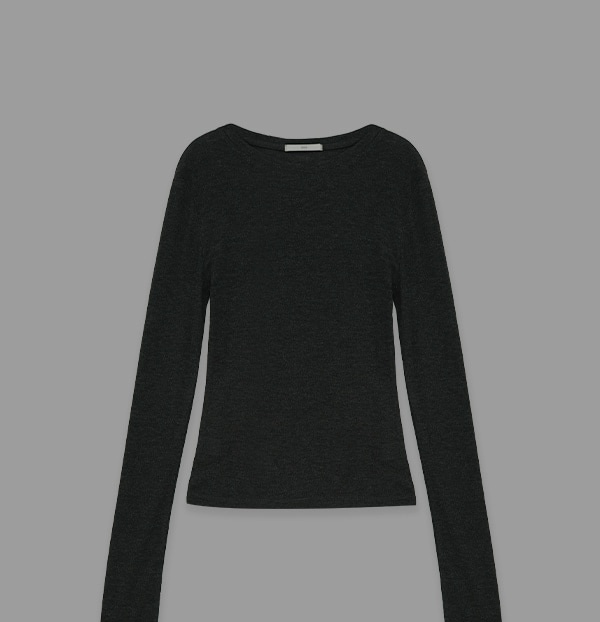[Essential] Soft Tencel T (Charcoal)