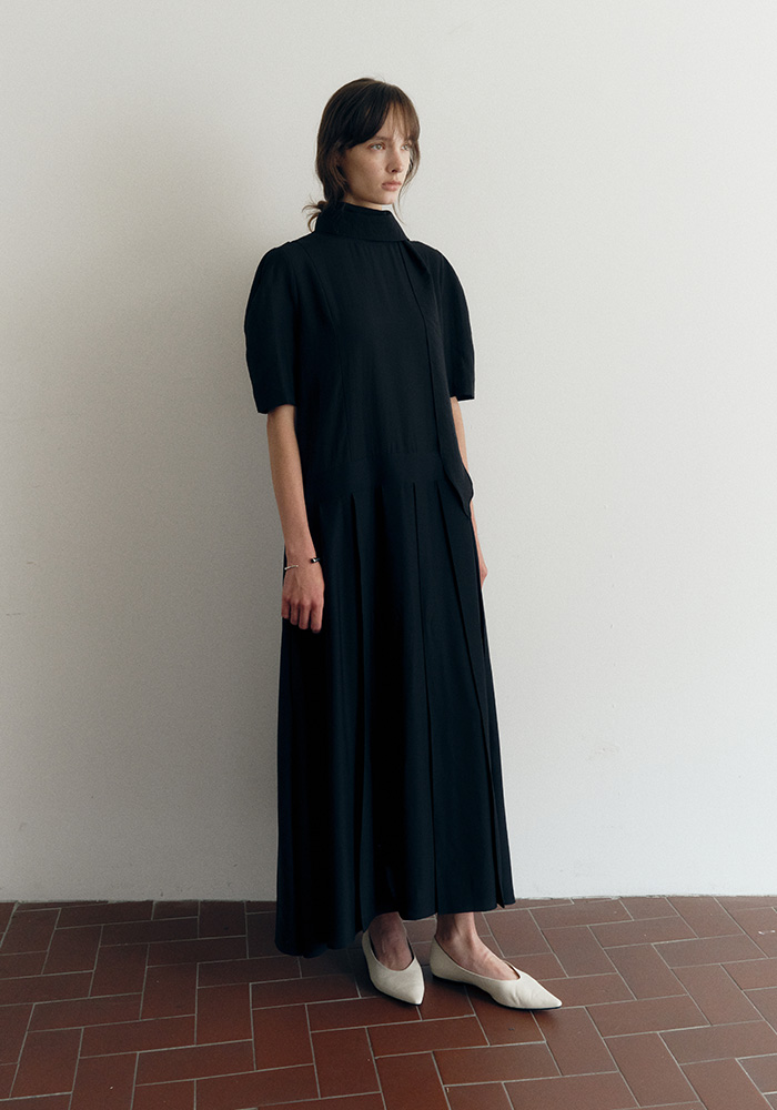 EFFORTLESS TIE DRAPE OPS_BLACK
