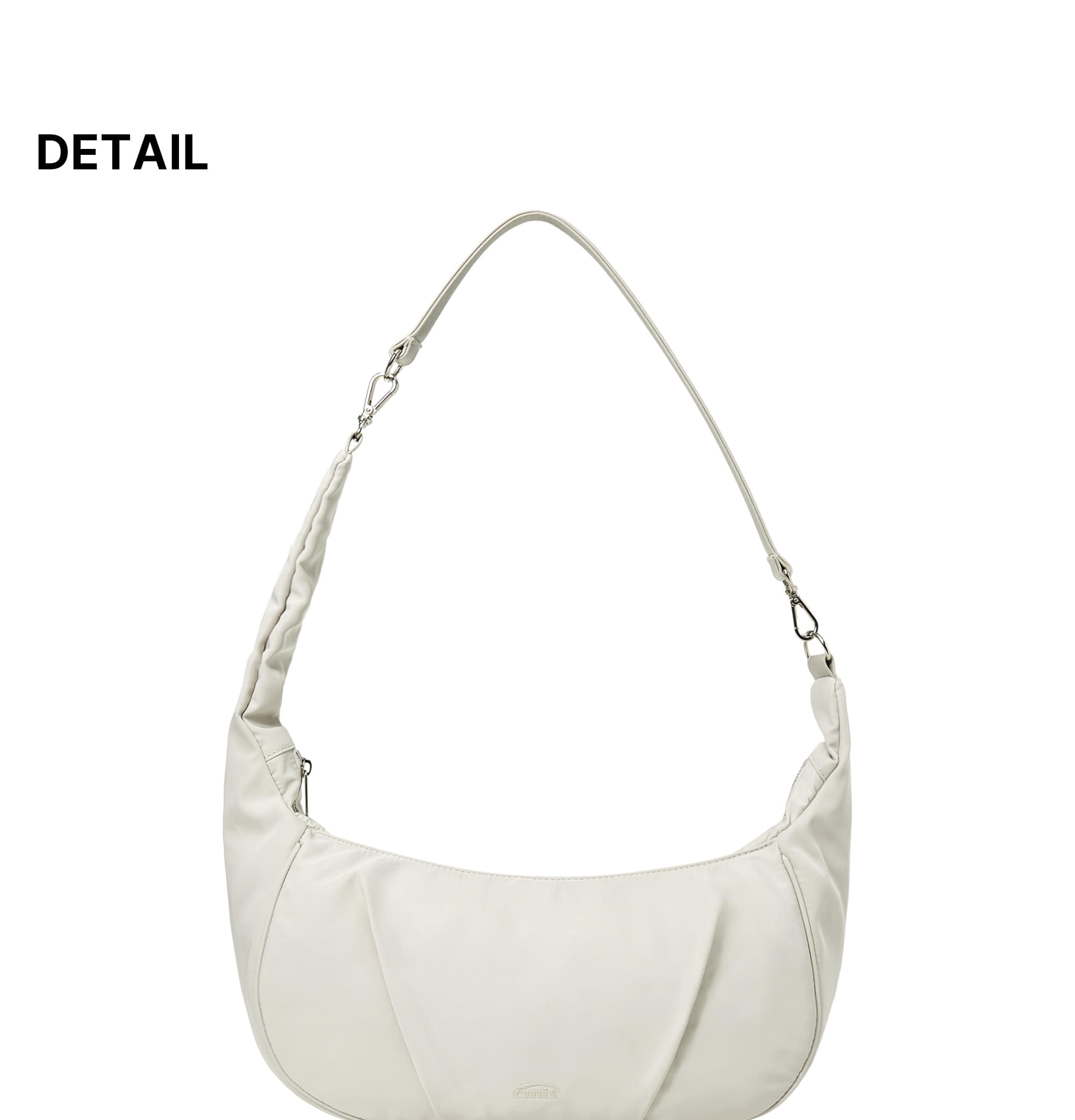 TONAL 2WAY SHOULDER BAG-ASH BEIGE