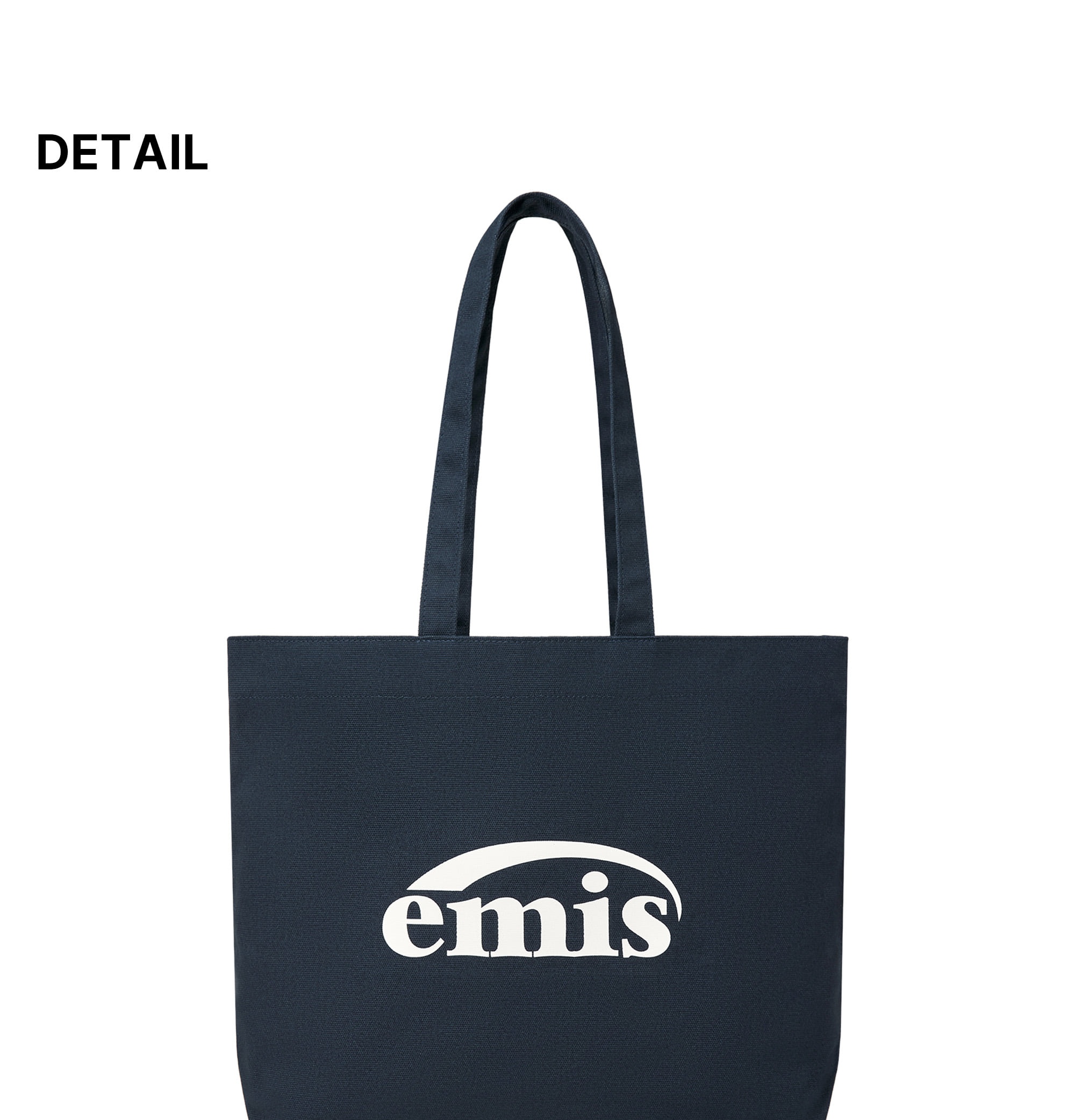 LOGO OXFORD SHOULDER BAG-NAVY