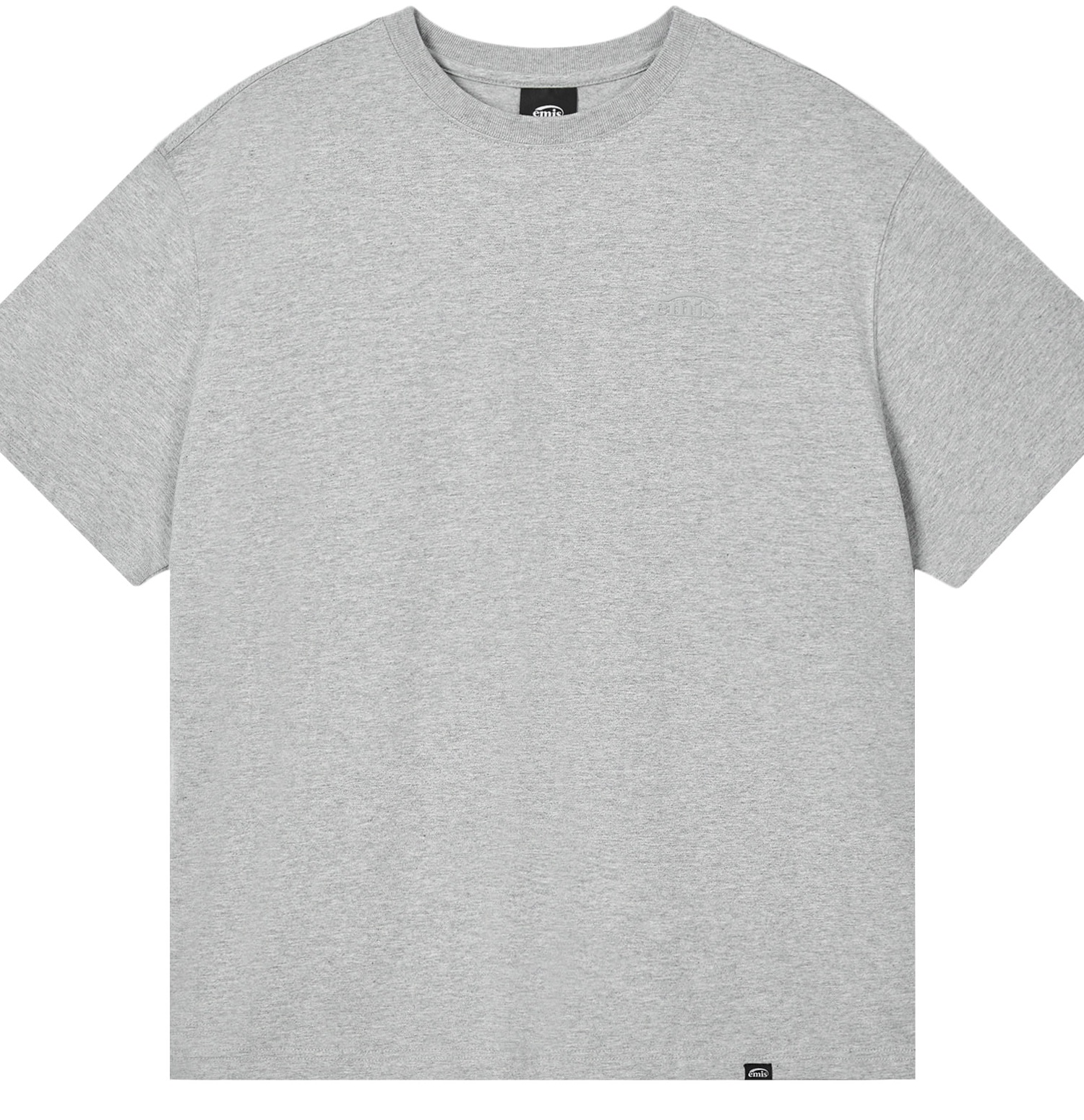 MONO LOGO PRINT T-SHIRT-GRAY