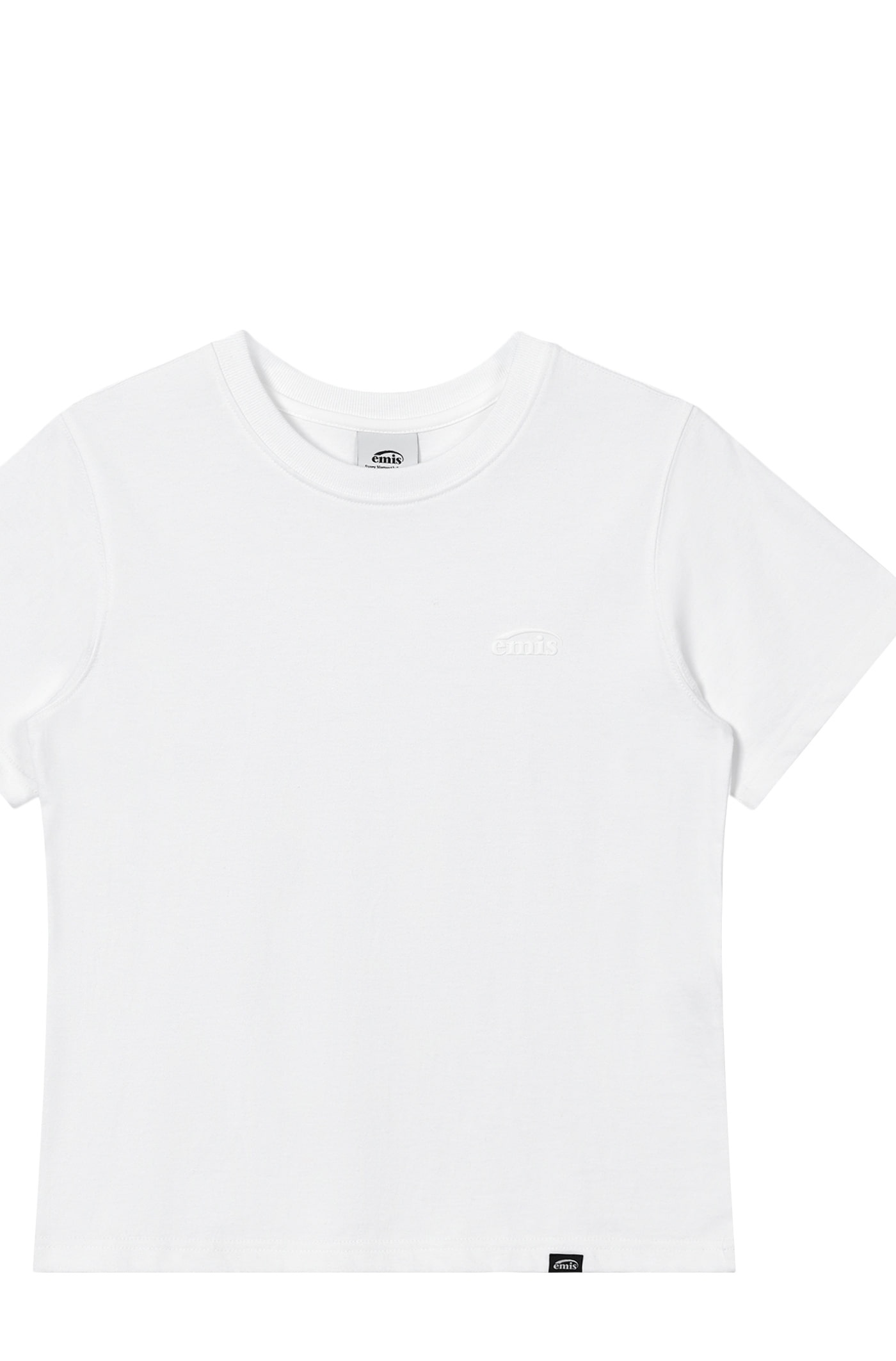 이미스 (W) MONO LOGO PRINT T-SHIRT-WHITE 상품 이미지 1