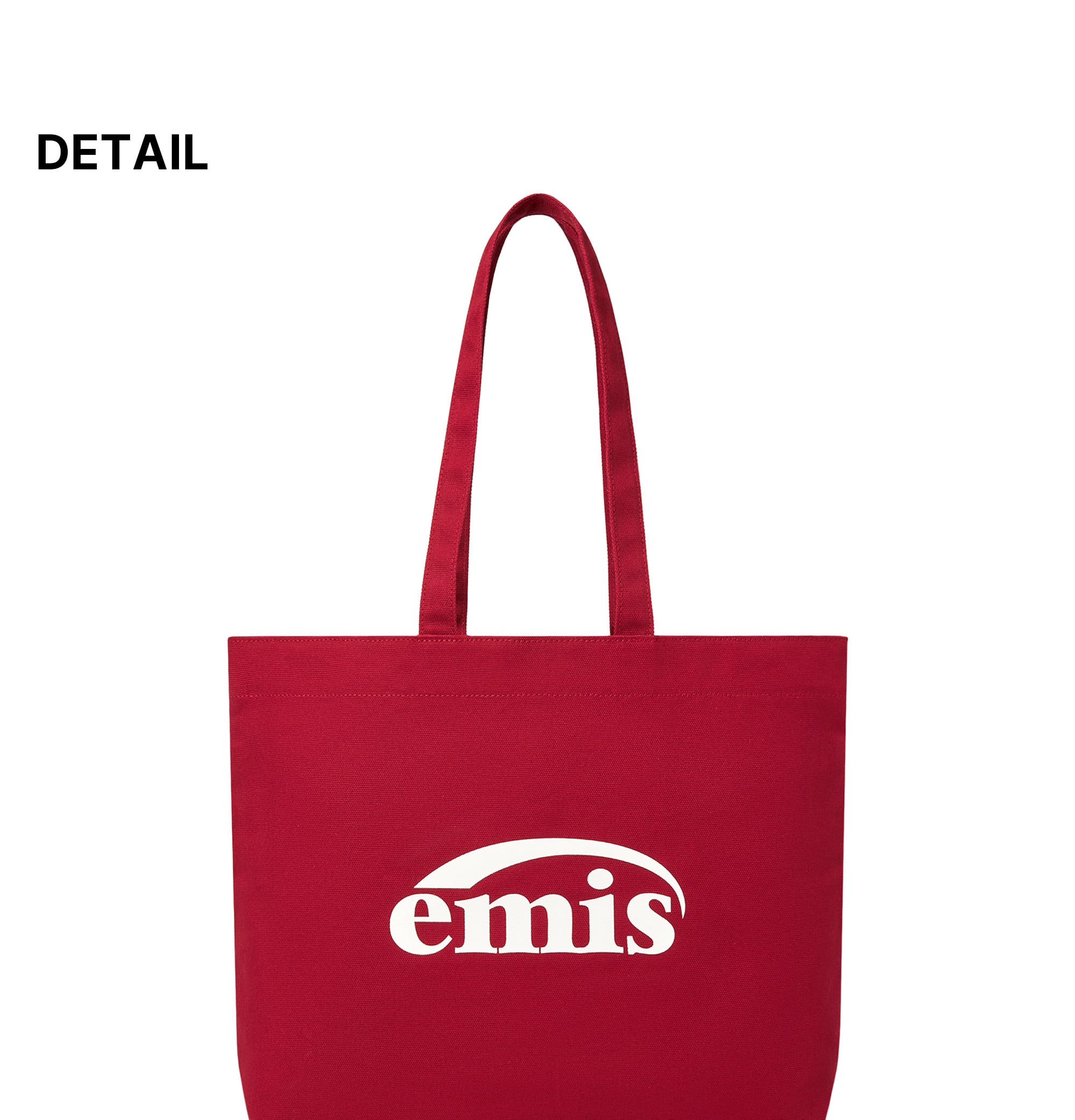 LOGO OXFORD SHOULDER BAG-BURGUNDY