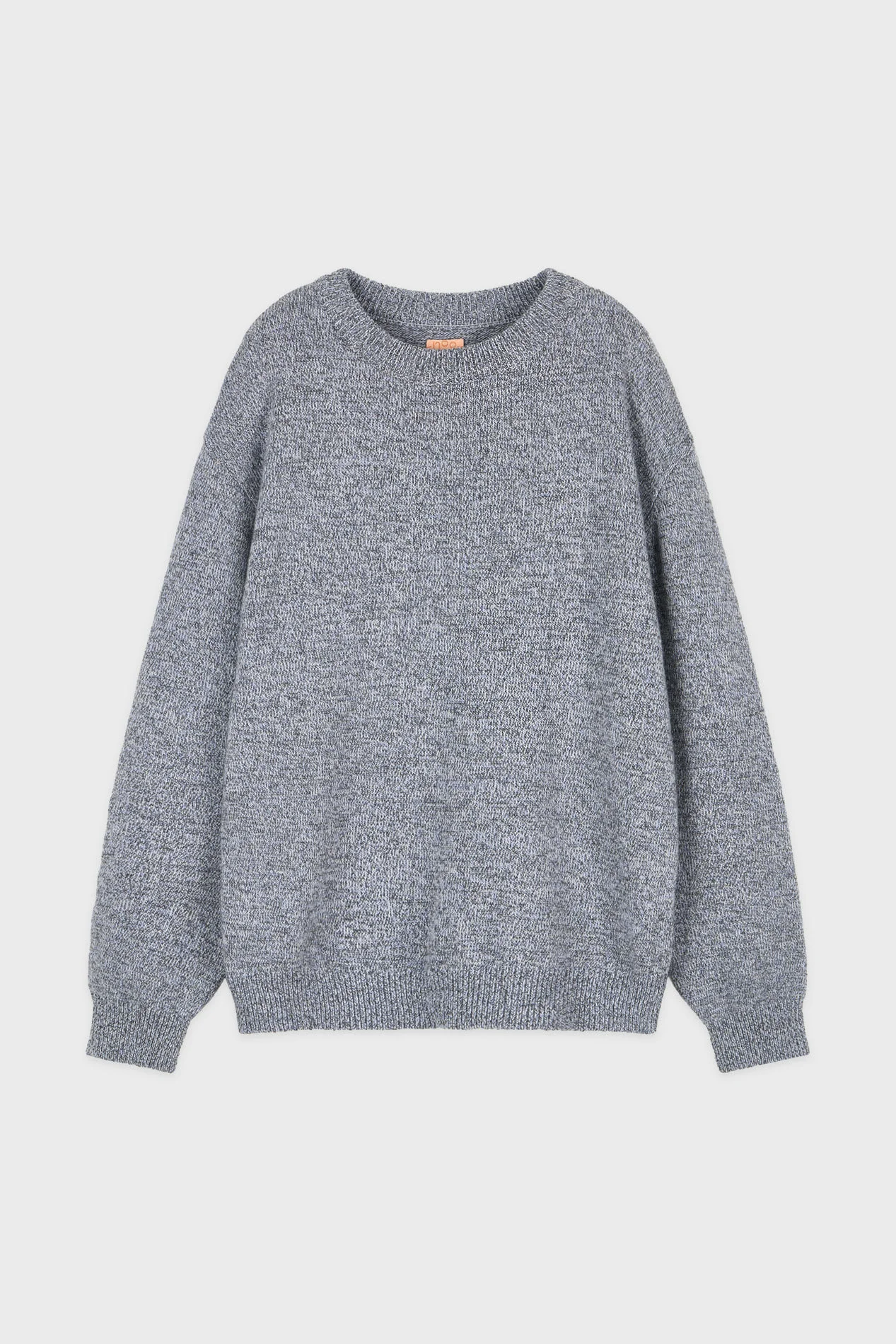 Basic Oversized Knit (Melange Grey)