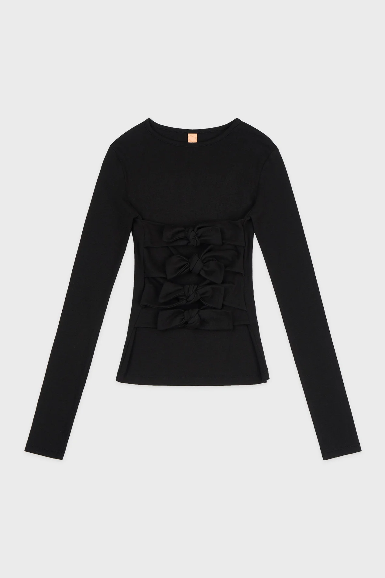 Ribbon Tie T-Shirt (Black)