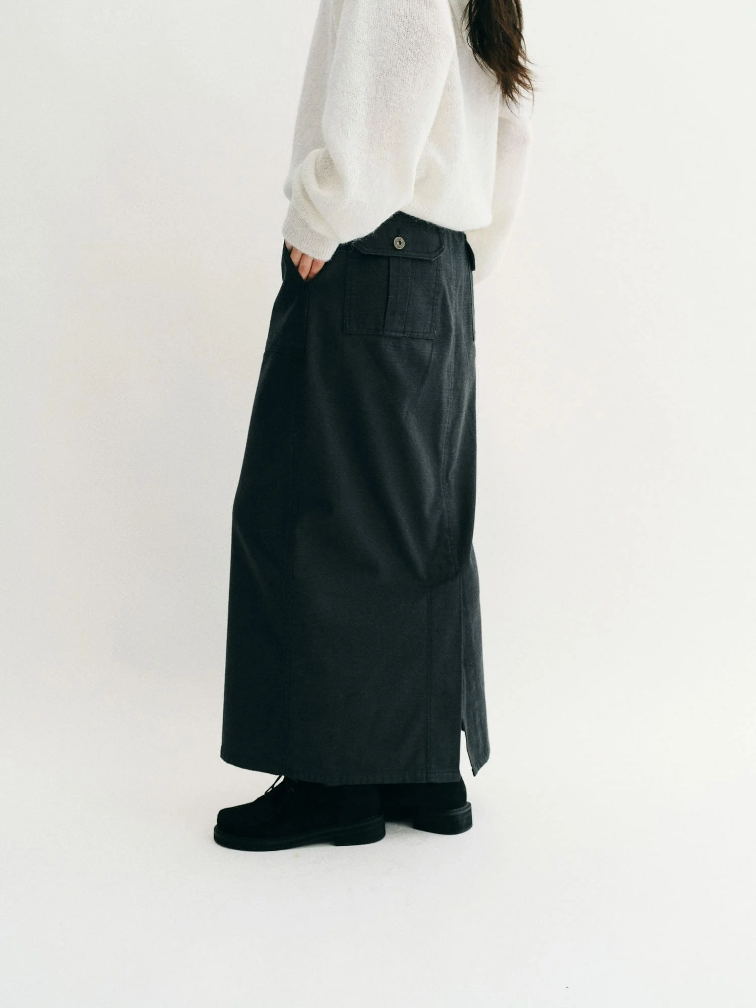 Fatigue Skirt (Charcoal)