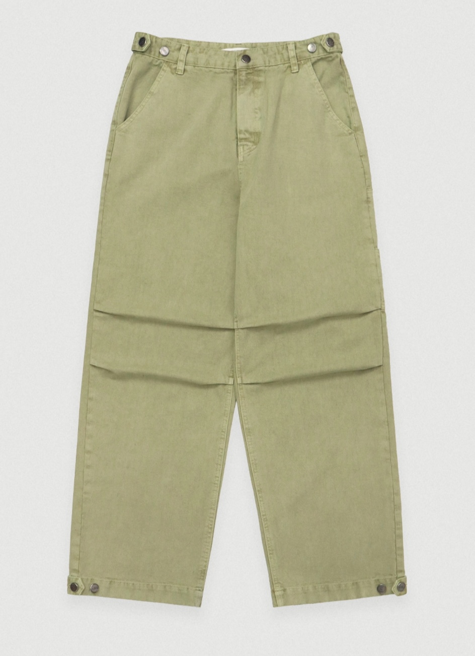 [2nd/2주이상소요] Adjust muted olive pants