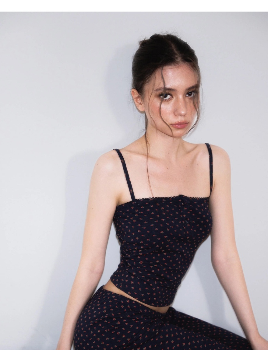 로제프란츠 Rose & Berry Lounge Sleeveless [Rose Navy] 상품 이미지 1