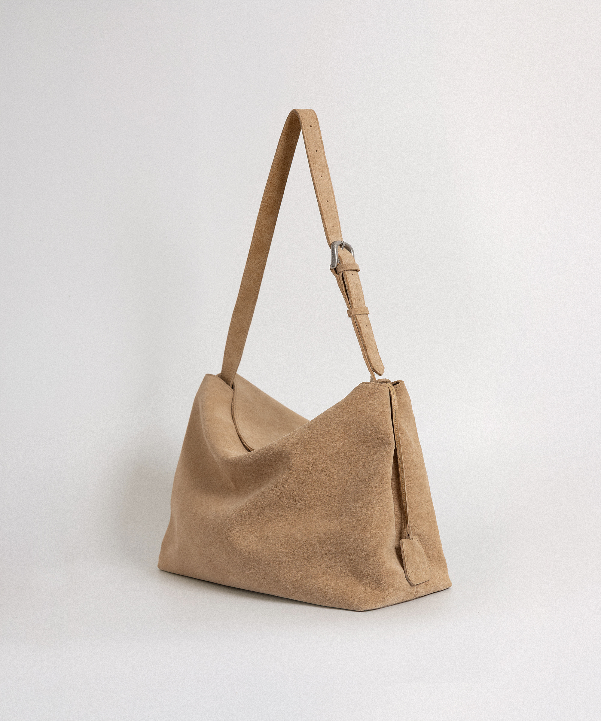 마레 스웨이드 백 (beige)