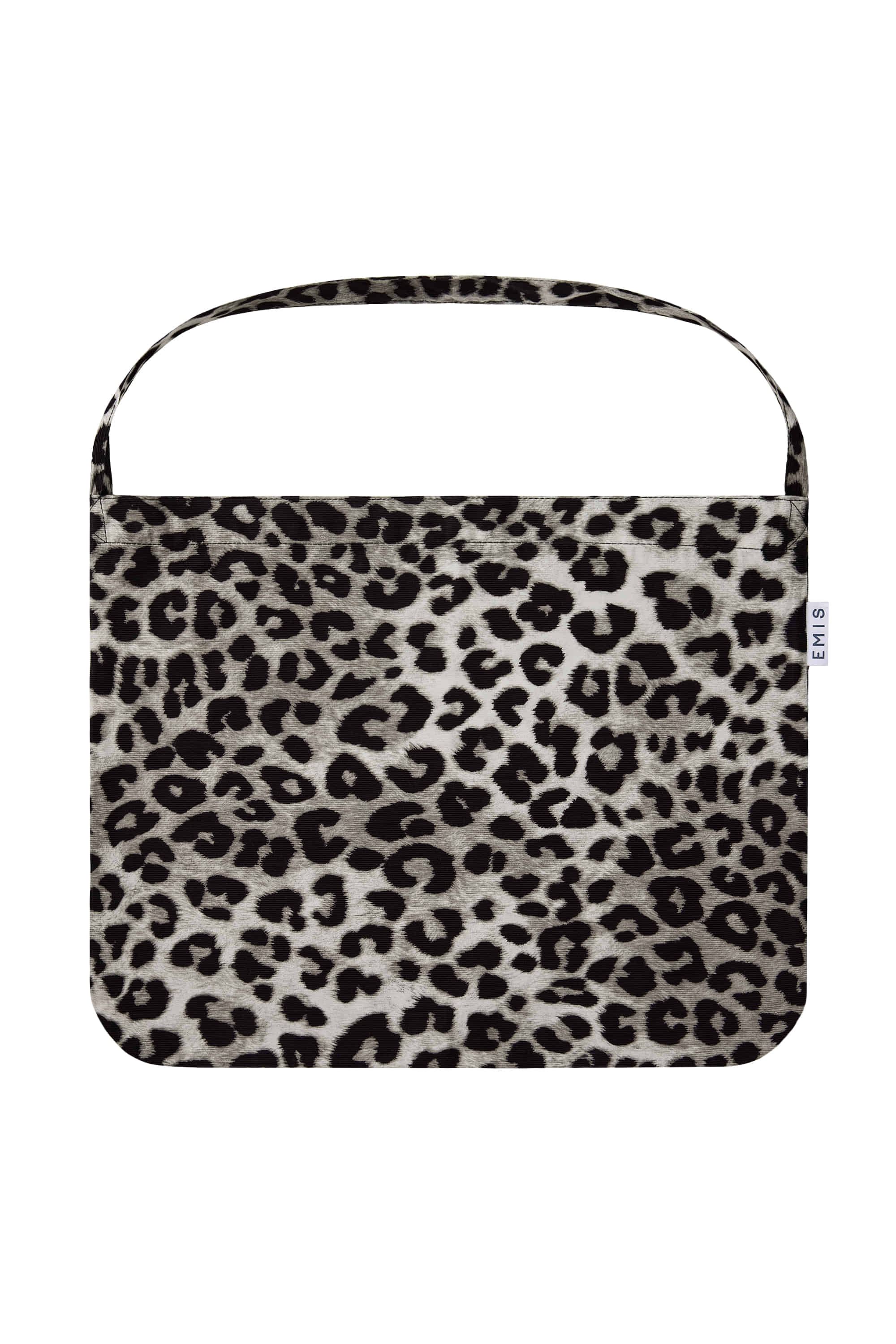 NEW LEOPARD CORDUROY ECO BAG-GRAY