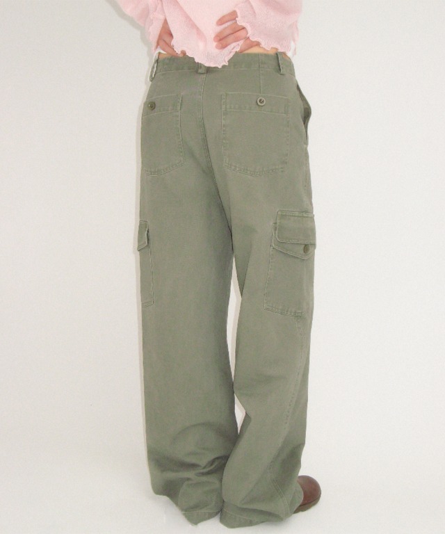 PIGMENT DOUBLE CARGO PANTS KHAKI