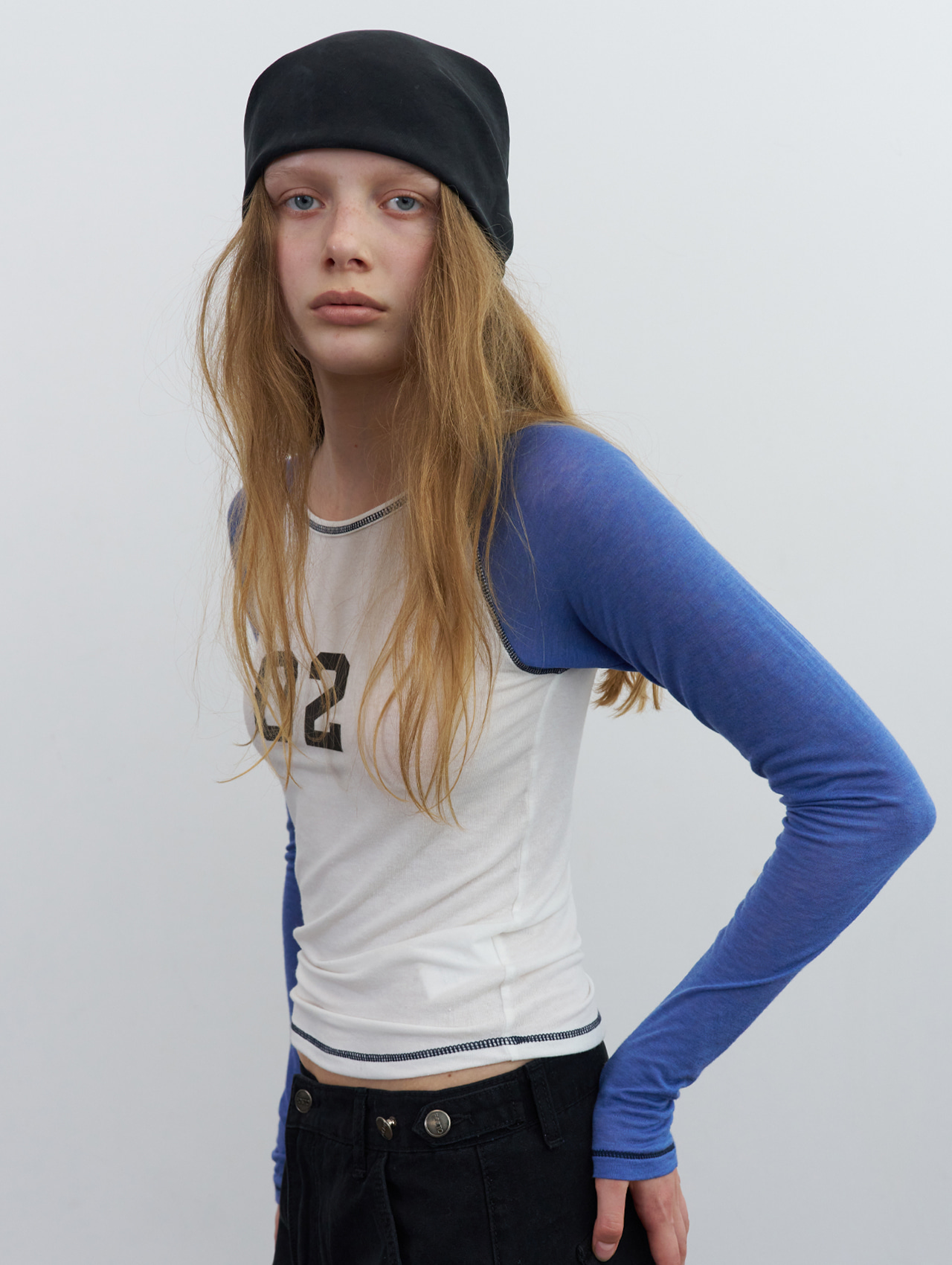 02 raglan tee - ivory