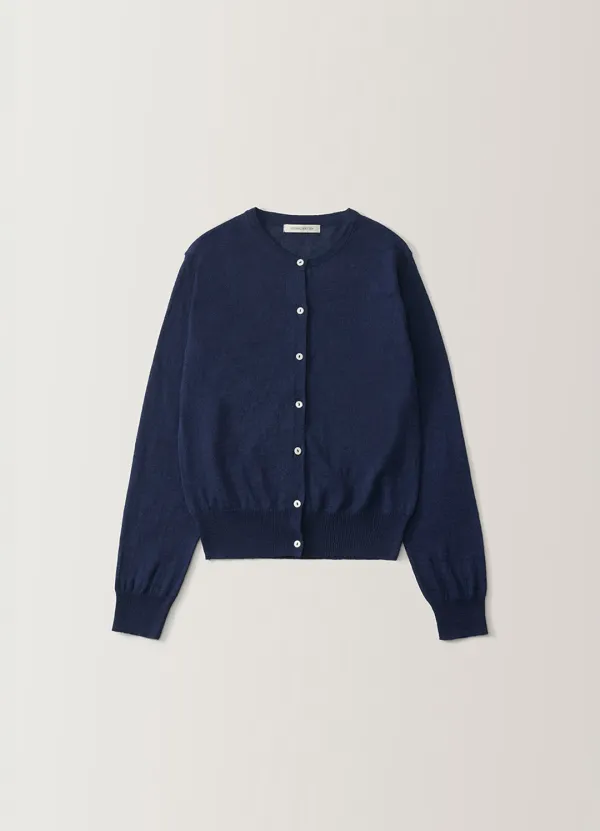 Rola linen cardigan (Navy)