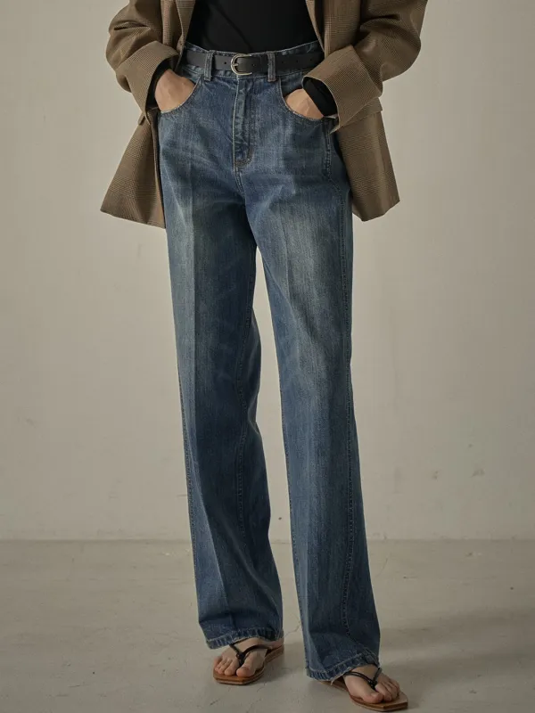 클래식 데님_vintage washing