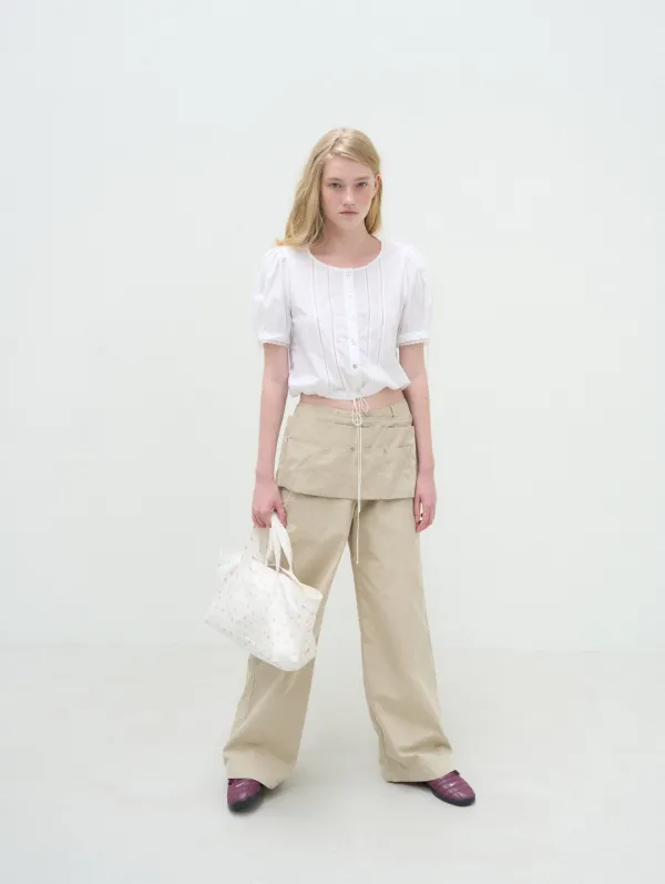 Self work pants set - beige [3rd]