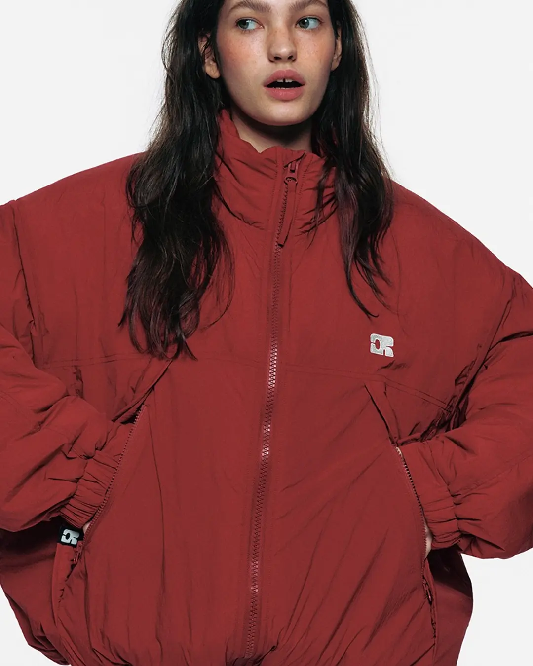 센토르 CENTAUR OVERSIZED PADDED JUMPER_RED 상품 이미지 2