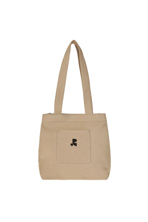 RR WASHED COTTON MINI BAG - BEIGE
