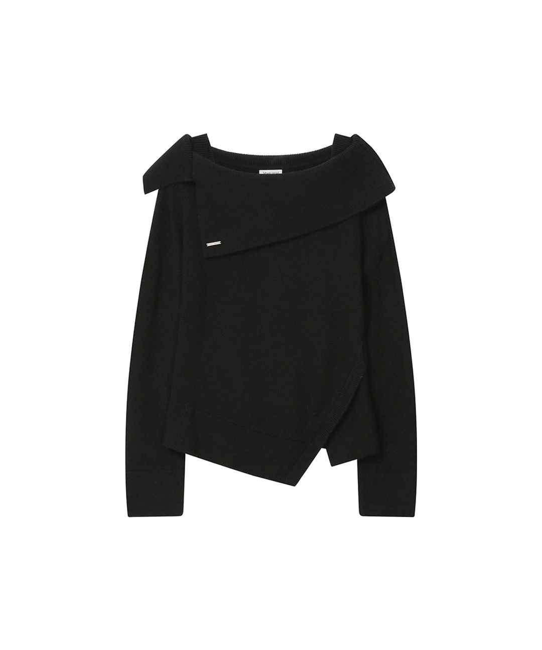 미세키서울 Folding layered knit BLACK 상품 이미지 2