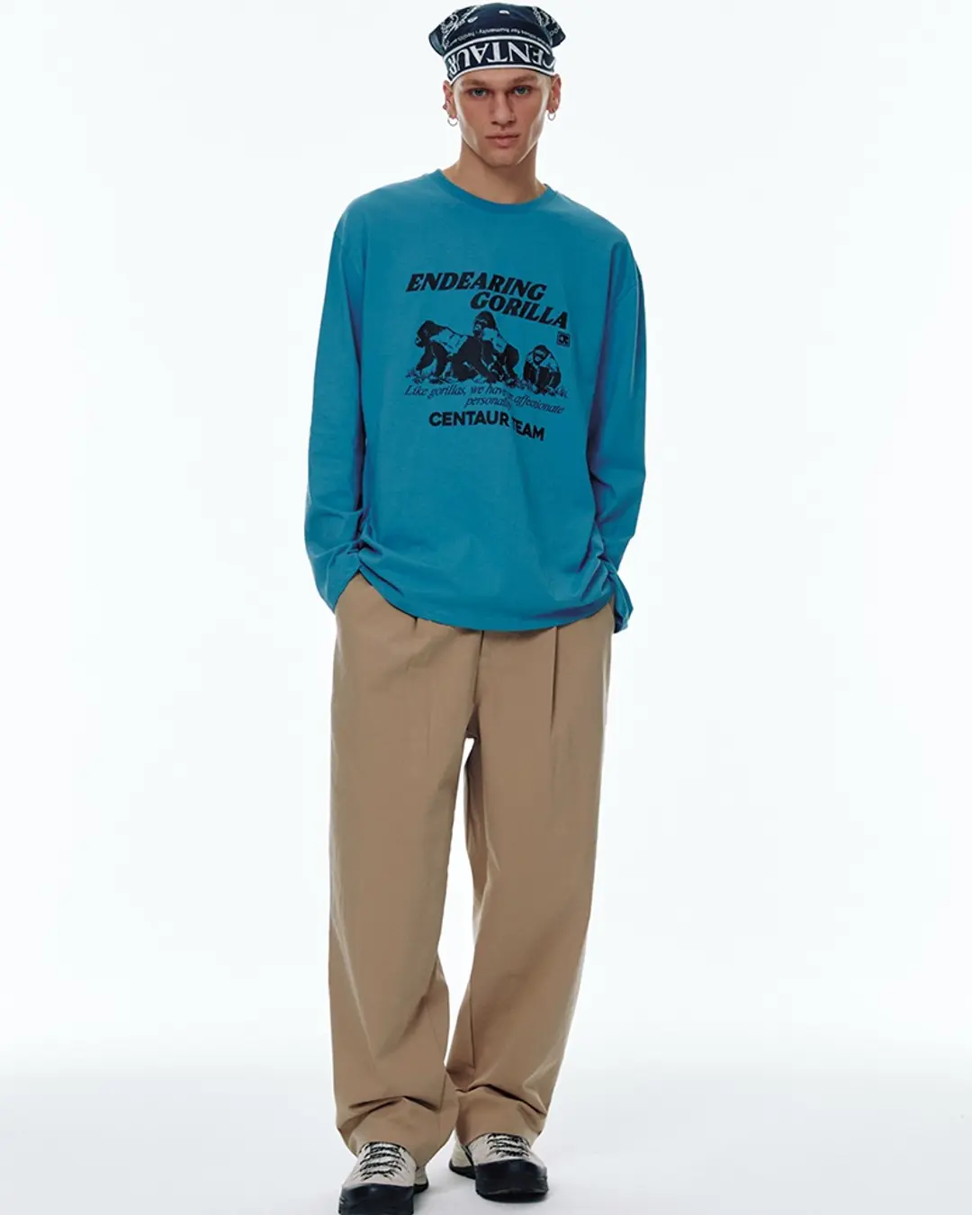 센토르 CENTAUR WIDE CHINO PANTS_BEIGE 상품 이미지 2
