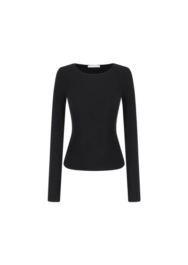 Round t-shirt, Black