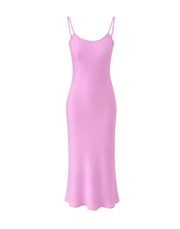 SILK WING DRESS (PINK)