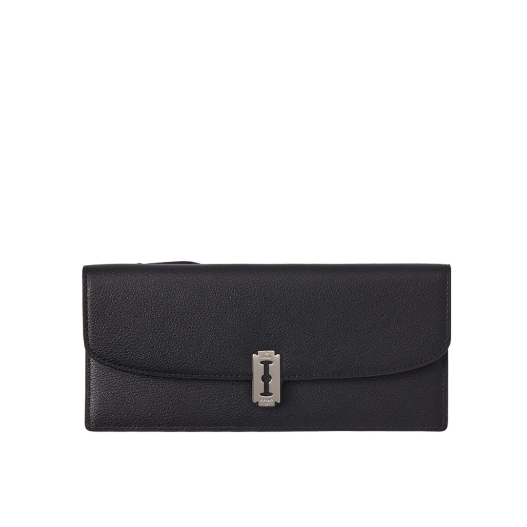 분크 Semi Lune Zipper Long Wallet (세미 룬 지퍼 장지갑) Black 상품 이미지 1