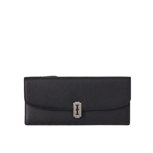 Semi Lune Zipper Long Wallet (세미 룬 지퍼 장지갑) Black