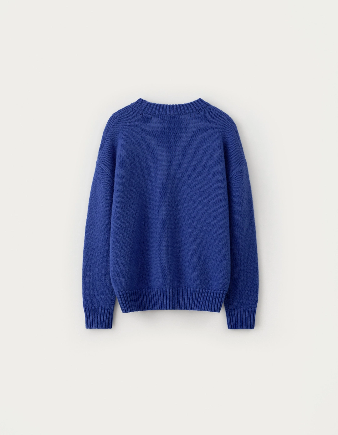 썸웨어버터 Boucle Heart Wool Knit - Cobalt Blue 상품 이미지 3