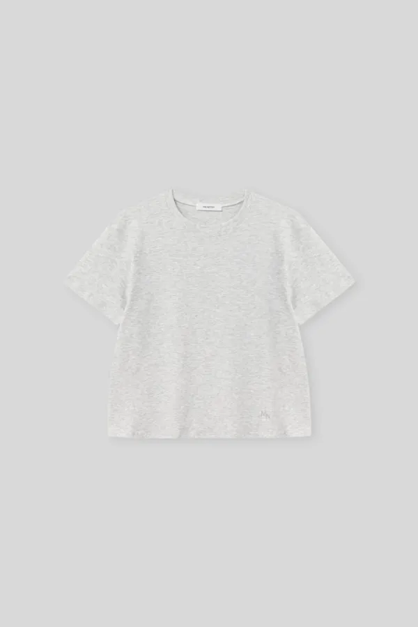 Foyer half t-shirt (melange gray)