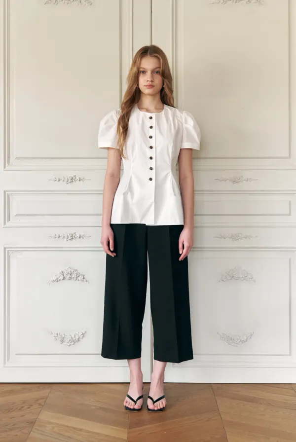 3rd / Rena Cotton Blouse (White)