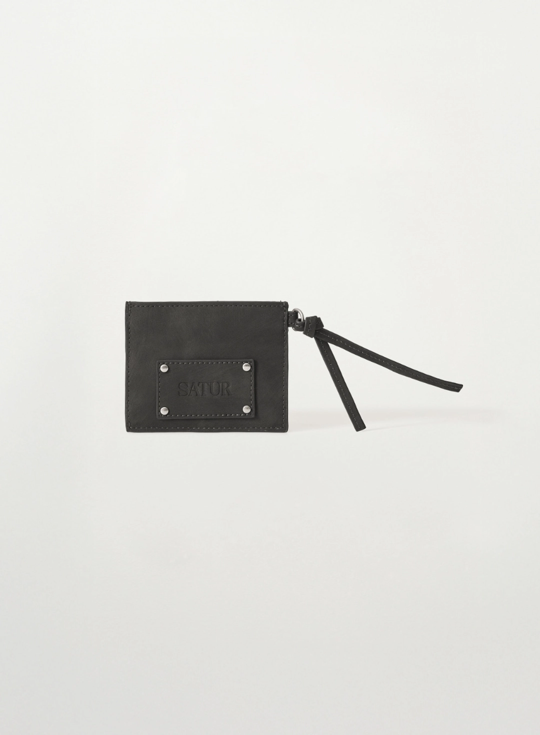 세터 Stud Card Wallet - Charcoal 상품 이미지 2