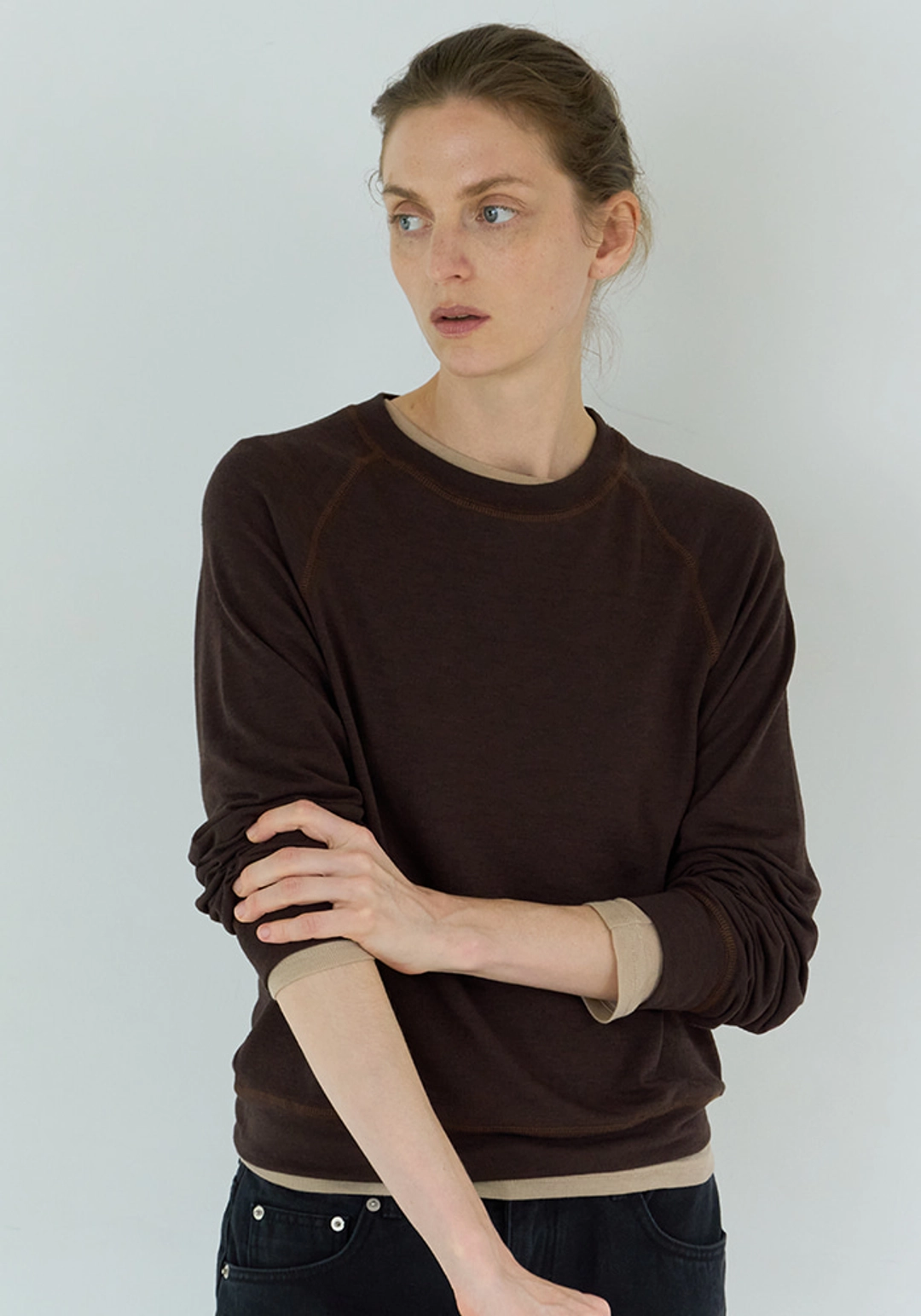 이브세이지 Wool long sleeve (Beige) 상품 이미지 2