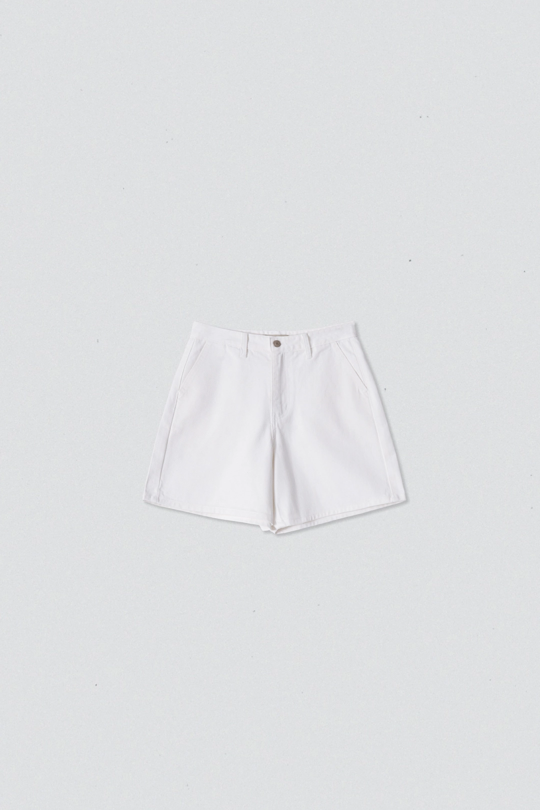스앨더 27121_White cotton shorts 상품 이미지 1