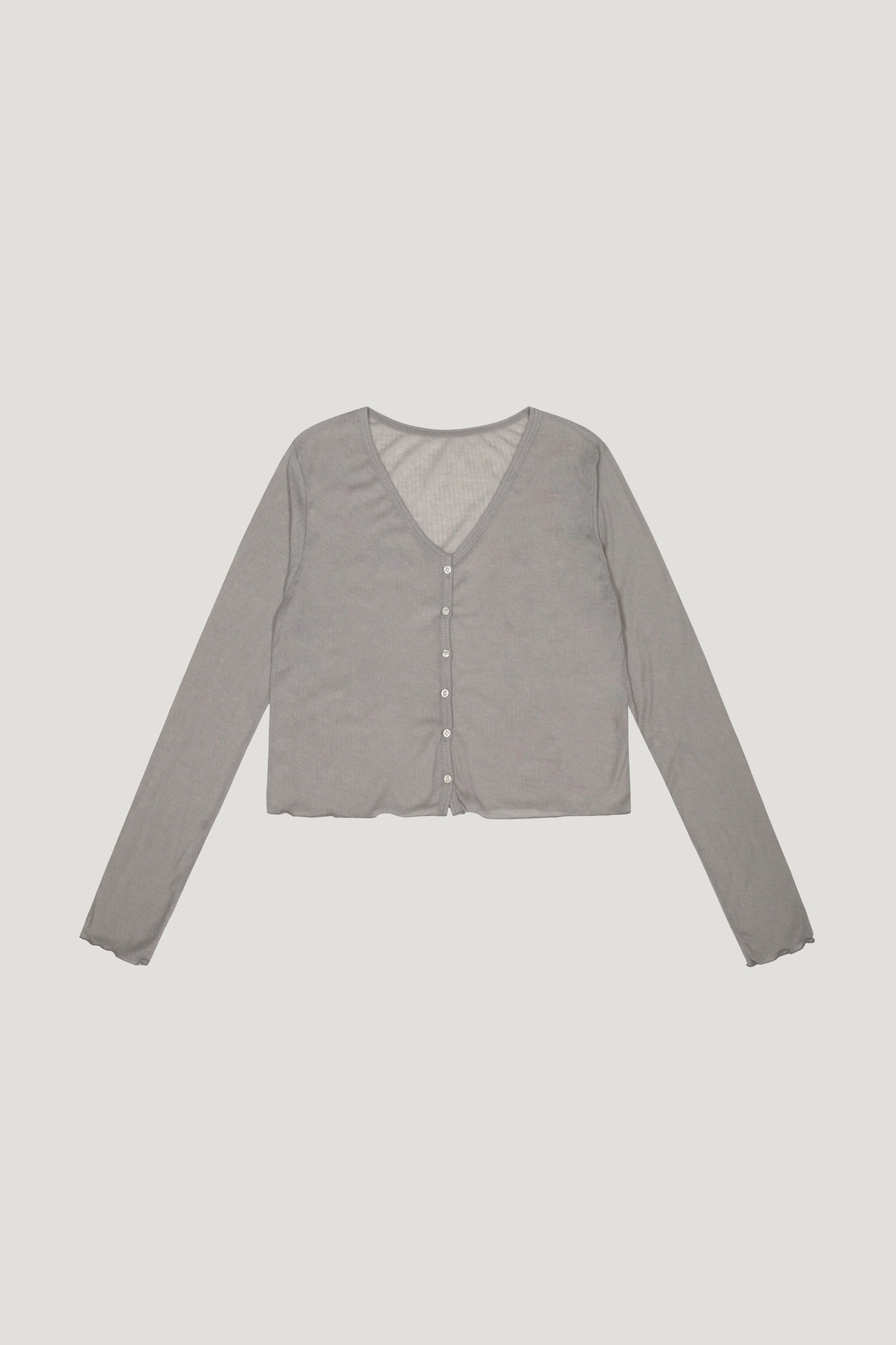 리브어리 Hush Sheer Cardigan (gray) 상품 이미지 1