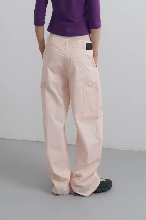 Core Cargo Pants_Soft Pink
