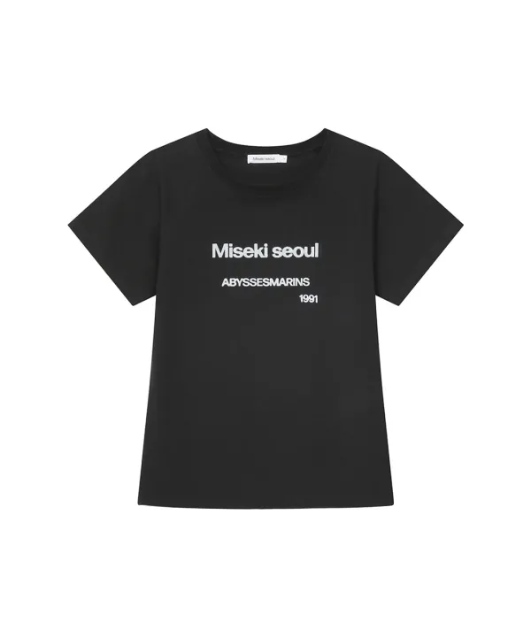Abyssesmarins raglan short sleeves BLACK