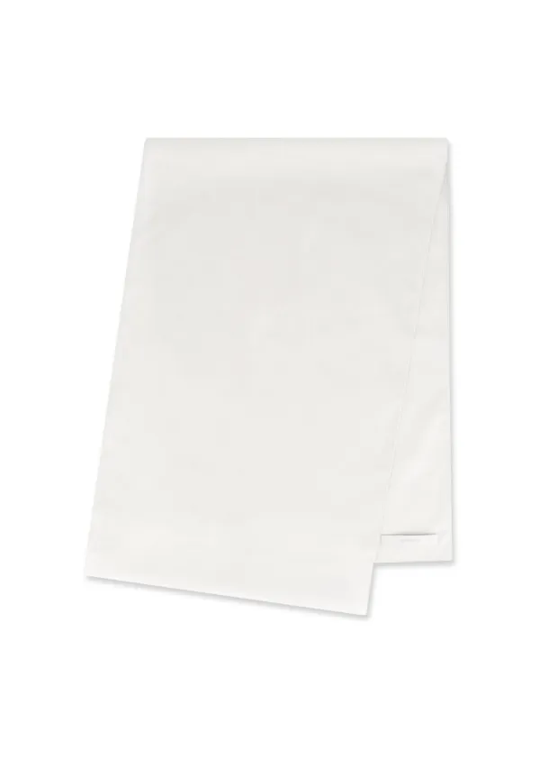 sheer cotton long scarf, ivory