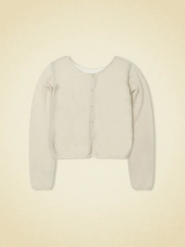 soon cardigan - oat beige