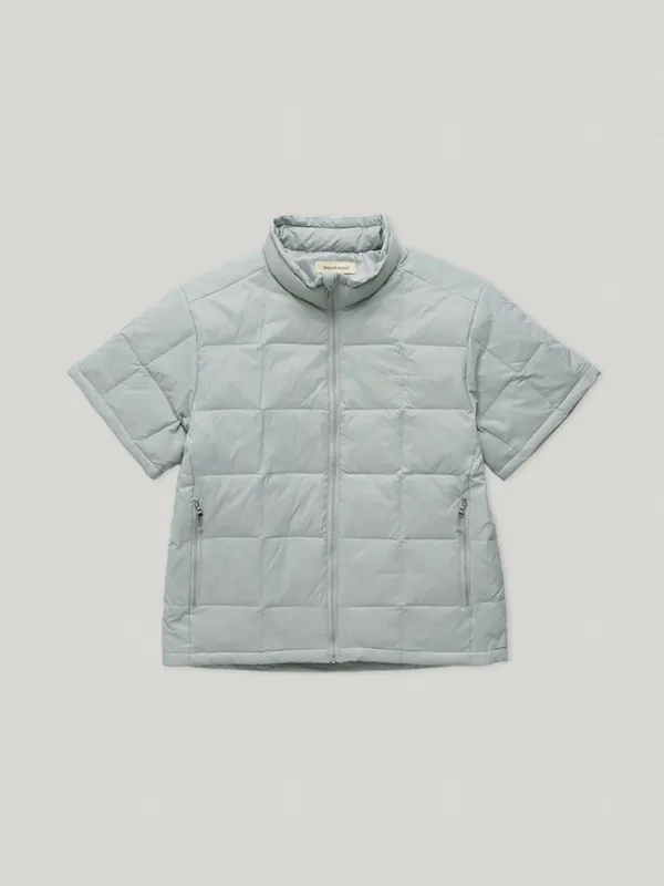 Blur Goose Down Jacket Blue Mist