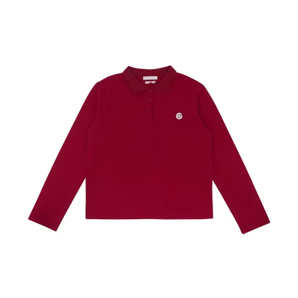Emblem Basic PK Shirt (wine red)