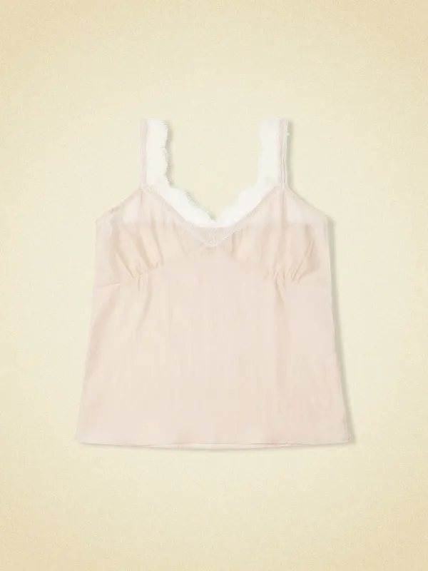 poem sleeveless - peach