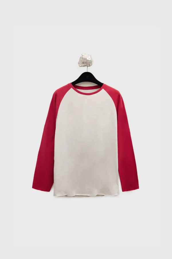 Cut-off Raglan L/S T-shirt