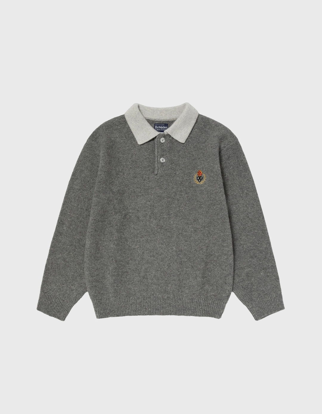 헤리티지플로스 CHILDREN TASMANIA WOOL POLO SHIRT / M.Grey 상품 이미지 1