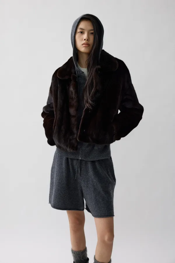 Trisha cash elastic-waist shorts
