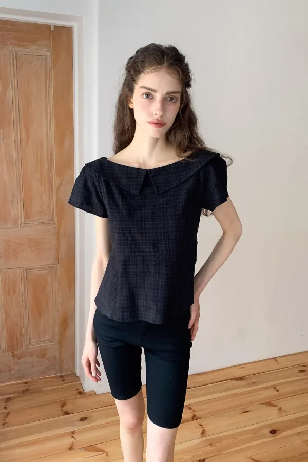 Fran Blouse / Black Charcoal