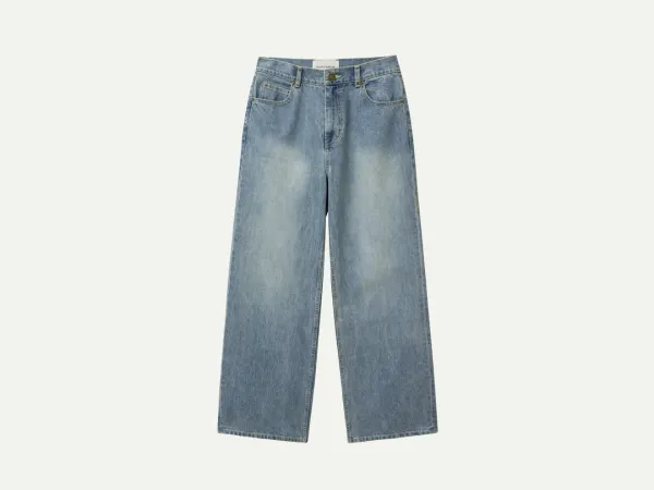 Via Amber denim pants (Washed blue)