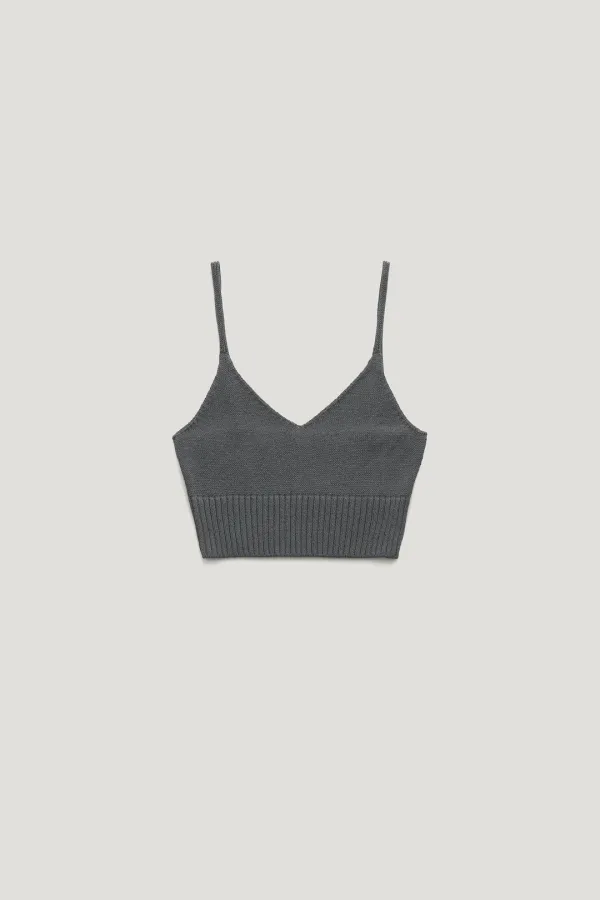 TATE LINEN BUSTIER_MOROCCAN BLUE / ₩98,000
