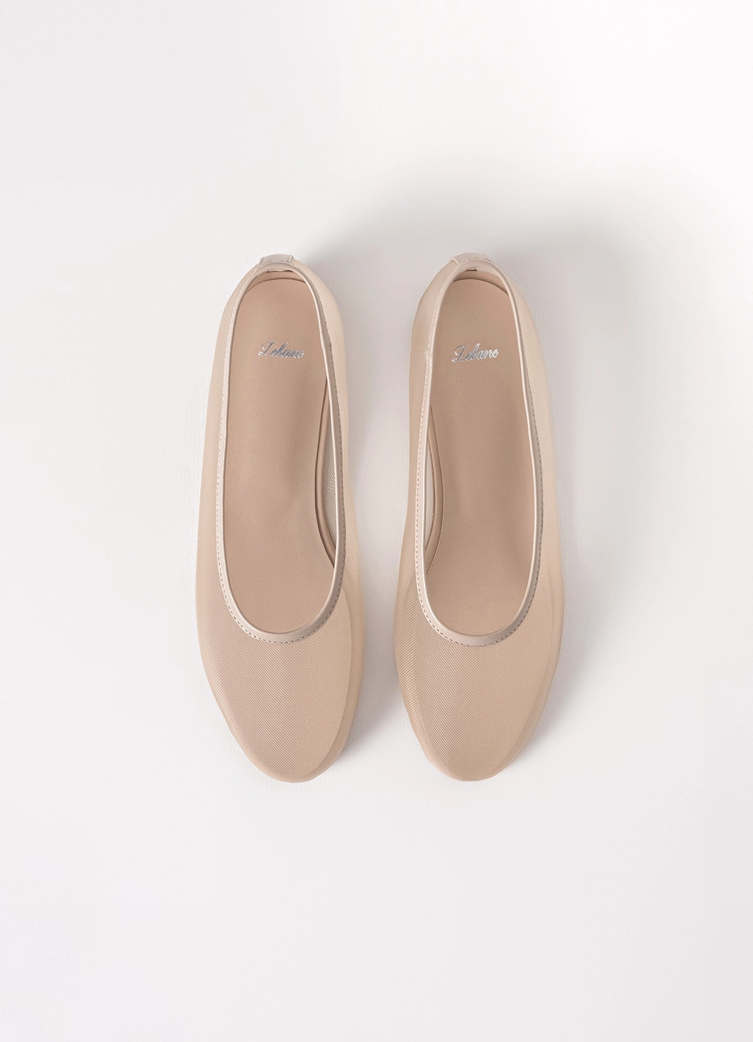 Sheer Flat Shoes(Beige)